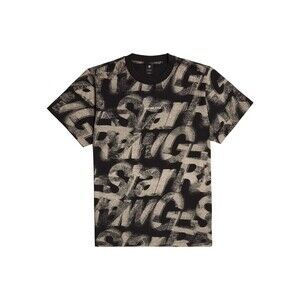 G-Star Raw T-Shirt, Mens XL, G-Star Light Chalk Sprayed Letters Crewneck T-Shirt